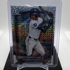 Bowman Chrome Prospects Mojo Refractor Andrew Salas #BCP-156 Marlins 2025
