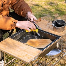 Lavello da bar del lavandino da campeggio in acciaio inossidabile per la