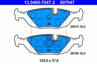 ATE Bremsscheiben Ø284MM + BremsbelÄGe Hinten FÜR BMW 7 BMW