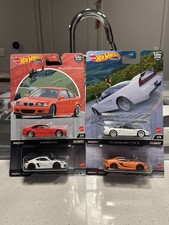 Hot Wheels Premium Jdm 4 Car Set Toyota Supra Honda Nsx Porche Cayman Bmw M3