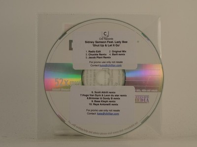 SIDNEY SAMSON FT LADY BEE SHUT UP AND LET IT GO (CHILLI PR) (H1) 10 Track Promo 