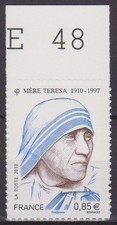 France 2010: Mère Teresa - autoadhésif 468 NEUF ** LUXE