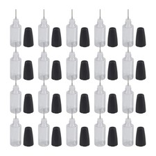 20Pcs Tip Applicator Bottles, 10Ml/0.34Oz Dispensing Needle Bottle PET7794