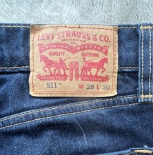 Levi's 511 Slim Fit Men's Jeans Dark Wash Denim W28 L30