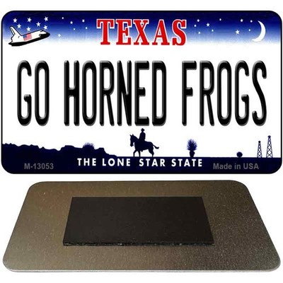Go Horned Frogs Novelty Metal Magnet M-13053 3.5'' x 2'' Magnet (M)