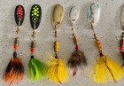 Lot of 39 Spinner Fishing Lures Spinning Lusox Martin Mepps Aglia Finland Italy — photo 2