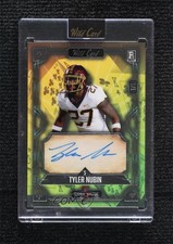 2024 Wild 5 Card Draw Green/Gold Crosslight Lazers Foil 1/1 Tyler Nubin Auto 1u6