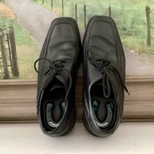Nunn Bush Mens Dress shoes comfort gel Size 9.5 M Black Office Career Formal