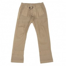 MARITHE  FRANCOIS GIRBAUD Cotton Switching Chain Decoration Pants Size M K-1...