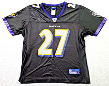 Ray Rice #27 Baltimore Ravens Reebok On Field Jersey Stitched Womens Large Black