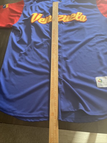 Majestic Venezuela 2017 World Baseball Classic Cabrera (24) Jersey XL Multicolor - Picture 12 of 13