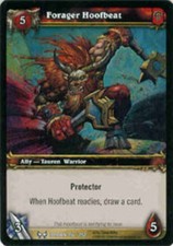 Heavy Play WoW TCG Forager Hoofbeat The Hunt for Illidan World of Warcraft