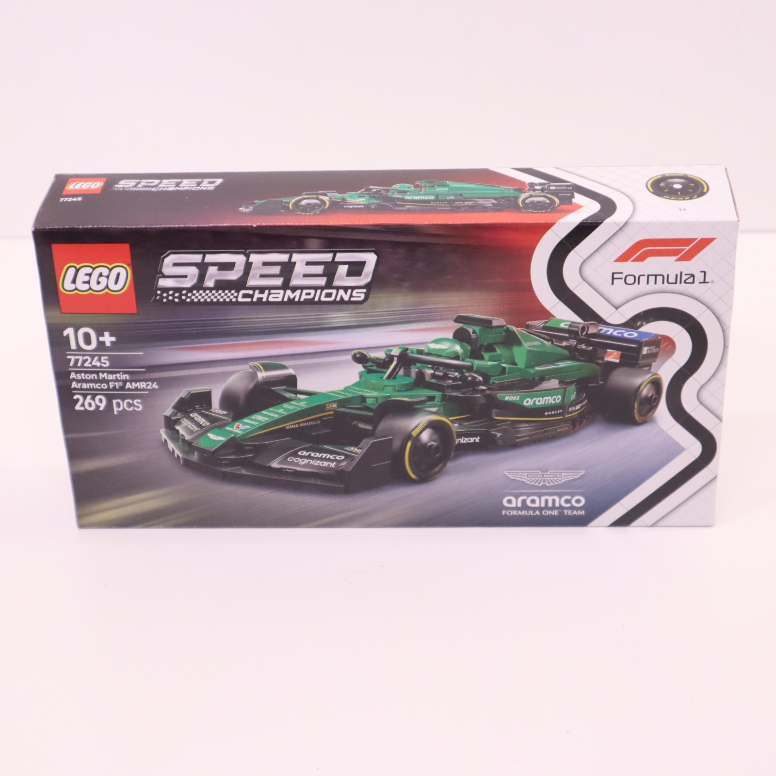 LEGO Speed Champions 77245 Aston Martin Aramco F1 AMR24 Race Car New Sealed