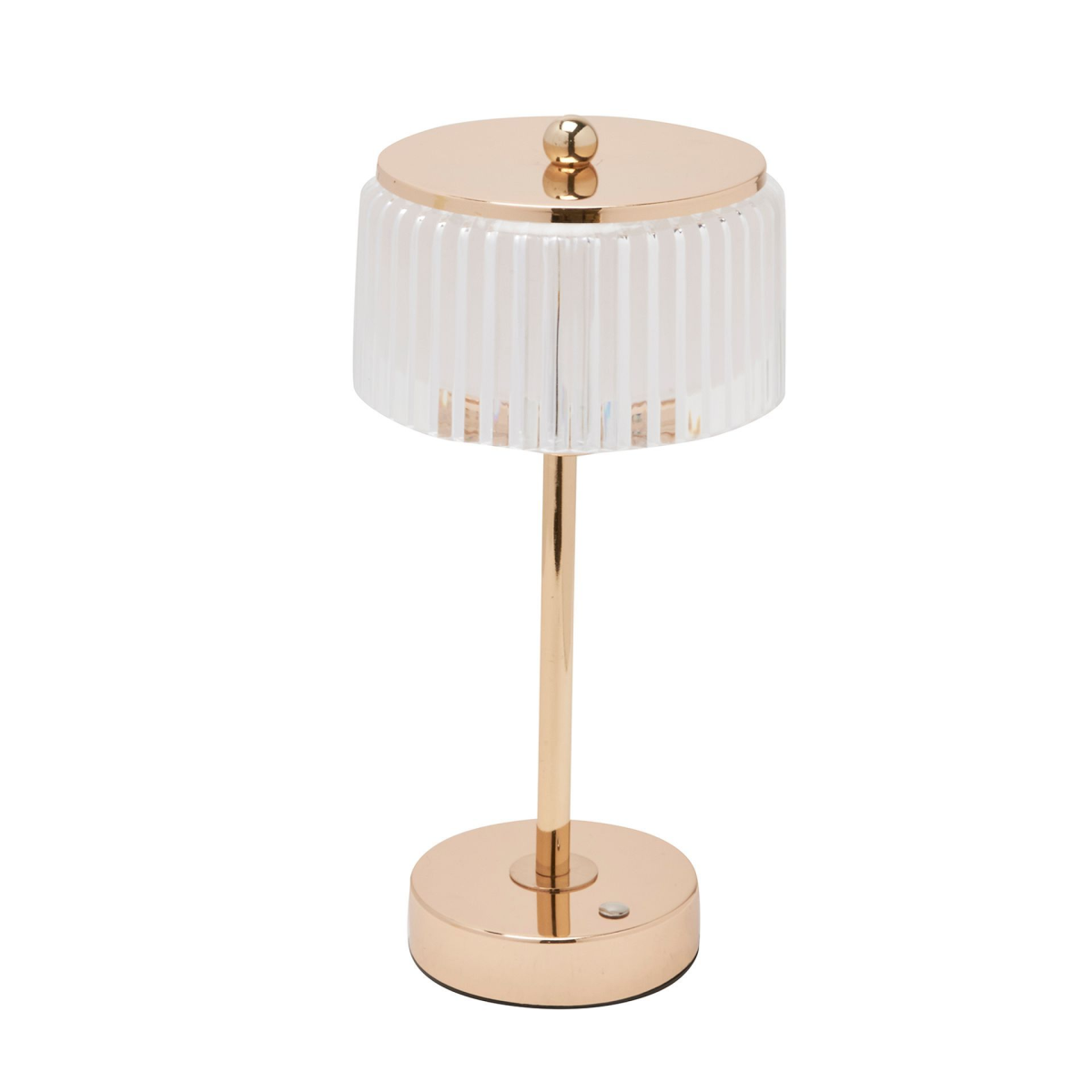 Hestia Unisex Gold Crystal Usb Led Touch Table Lamp With Base & Trim - Image 4