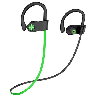 POIUZET Bluetooth 5.0 Headphones Wireless Earbuds HiFi Bass Waterproof Sport