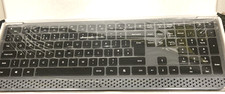 seenda Wireless Keyboard and Mouse Set, SK38 Ultra Slim Black Silver 