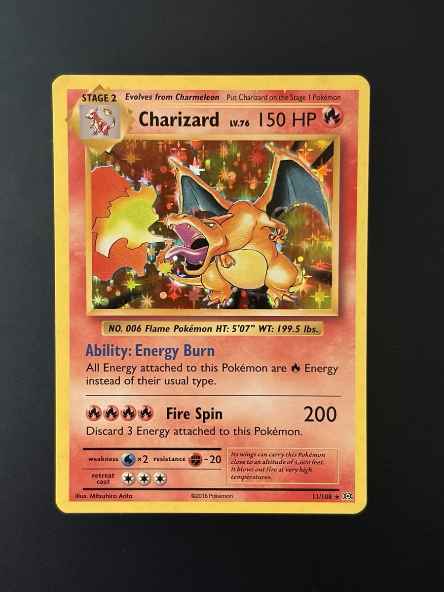 Fire Pokémon TCG Ultra Rare XY Individual Collectible Card Game