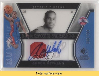2007-08 SP Rookie Threads Signature /799 Arron Afflalo #69 Auto RC READ 8fp