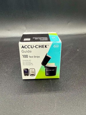 100 Accu-Chek Guide Blood Glucose Test Strips - 1 x 100ct - EXP: 07-20-2026