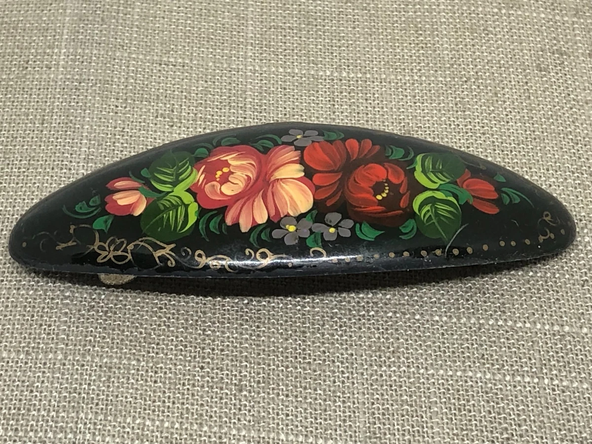 Wooden Flower Hair Barrettes for Women for sale | eBay