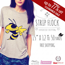 Siser STRIPFLOCK Iron-on Heat Transfer Vinyl 15" to 50 YD - SALE 