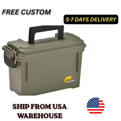 Plano Field Ammo Box, OD Green, Lockable Ammunition Storage Box with Heavy-Duty