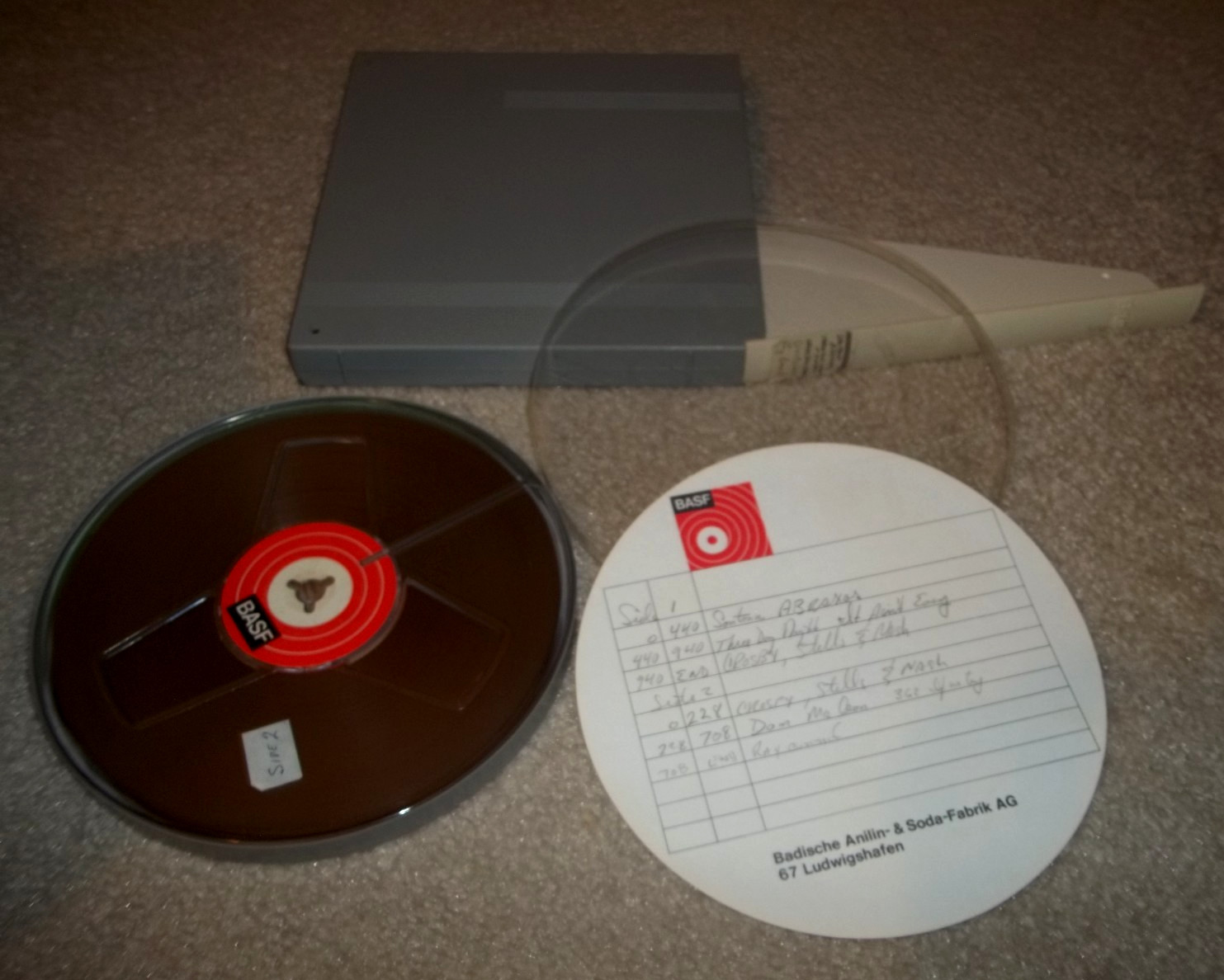Reel To Reel Tape W/ Santana Abraxis Three Dog Night It Aint Easy Csn Don McLean