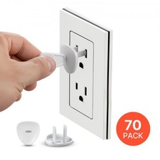 Outlet Covers, 70 Pack, Plug Covers for Electrical Outlets, Secure Electric ...