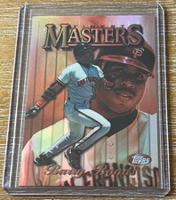 BARRY BONDS 1997 Topps Finest MASTERS BRONZE COMMON REFRACTOR PARALLEL ! GIANTS!