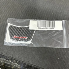 Sticker Fab SFBA90CFSTRWHL LE Carbon Fiber Steering Wheel Badge For 2020 Supra
