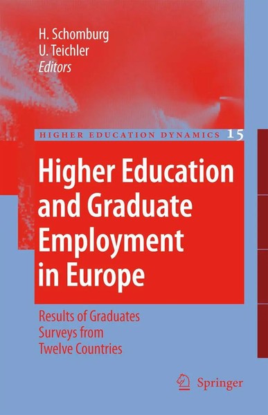 Harald Schomburg (U. A.) | Higher Education And Graduate Employment In Europe-image