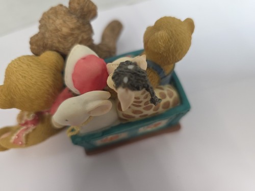 Enesco Cherished Teddies Heather And Friends Clement And Jodie A Mum's Love Vtg - Picture 11 of 20