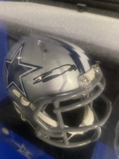 Cee Dee Lamb Autographed Helmet With Didplay Case