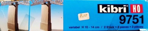 KIBRI 9751 Kit n° 2 Pilastri per ponte ferroviario - scala H0 | Zustand: Nuovo
