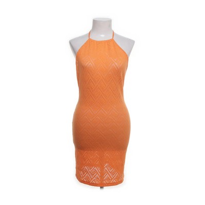 Rotate, Neckholderkleid, Größe: S, TIANA DRESS, Orange, Elasthan/Polyester #Mga