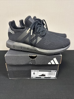 Adidas Swift Run 1.0 Triple Black Sportswear Womens Sneakers IE7477 Size 8