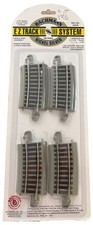 4 Pack of NEW Bachmann 44530 HO Nickel Silver 1/3 Section 18" Radius Curve Track