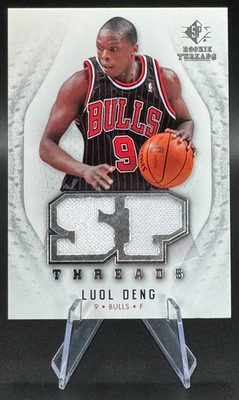 2008-09 Luol Deng RC #T-LD Upper Deck SP Rookie Threads Game Used Patch | Bulls