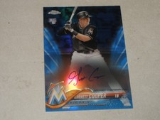 2018 Topps Chrome Rookie Autograph Blue Refractor Auto Garrett Cooper 135/150