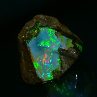 Ethiopian Oil Opal Specimen 40.55 cts Natural Rough Gemstone - Fire Opal Roug