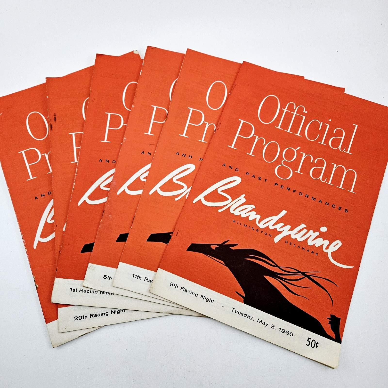 Brandywine Wilmington Delaware 1966 Official Harness Horse