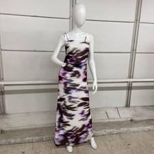 BHLDN By Anthropologie Lea Square-Neck Midi Dress Women's Size M Purple