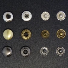 12.5MM(line 20) spring snaps -quantity 50, Antique brass color