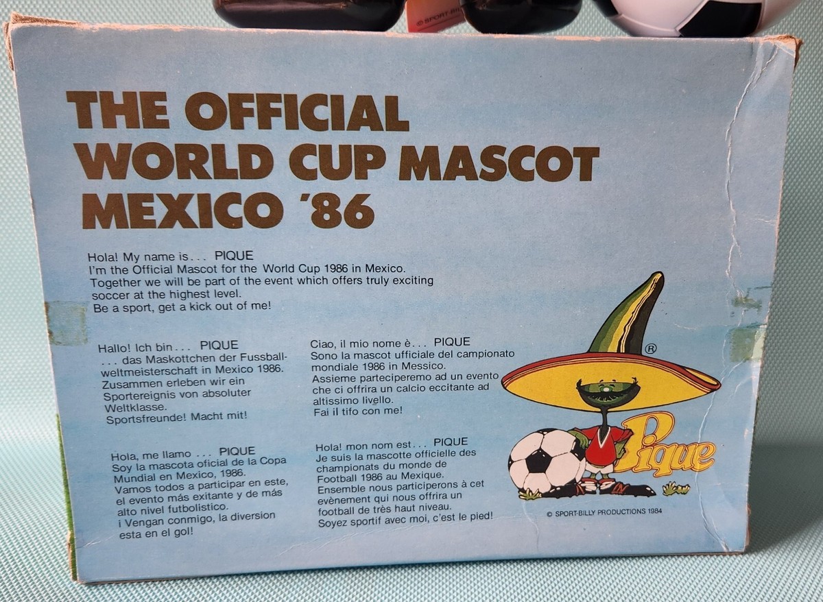 PIQUE vintage MEXICO 86 FIFA WORLD CUP boxed UNIQUE COIN PIQUE vintage MEXICO 86 FIFA WORLD CUP boxed UNIQUE COIN