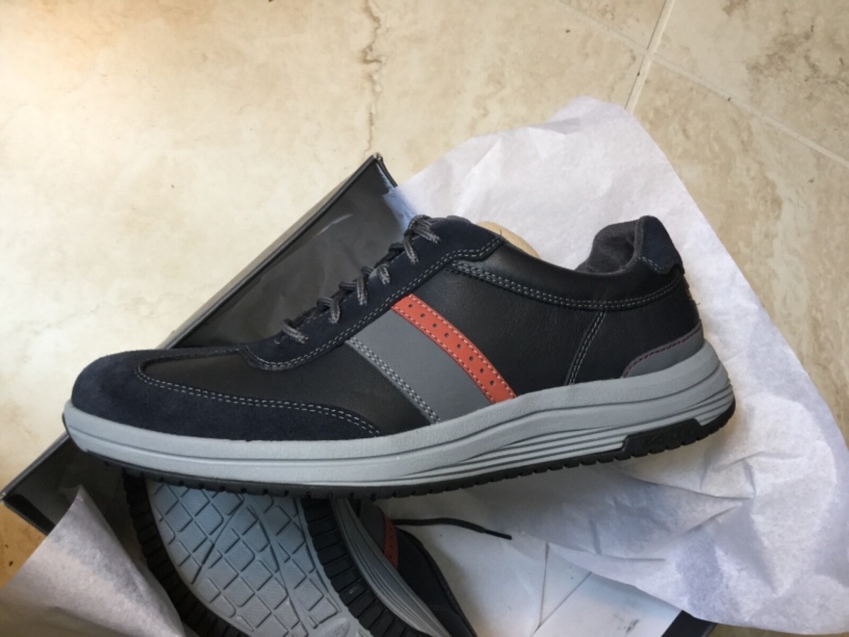 Chaussures Homme Rockport Power Pace Toe - Taille 10.5 M US (44.5 EU) - Cuir Bleu - Neuf Avec Boîte