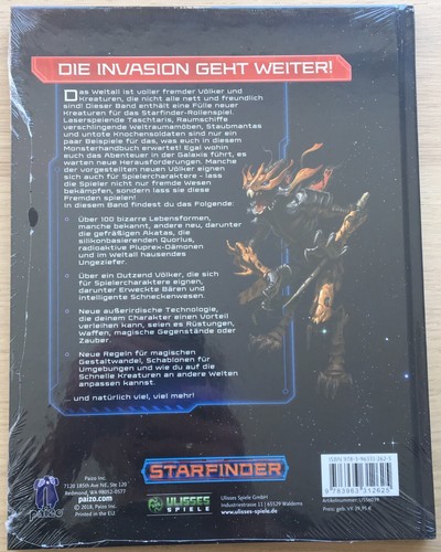 Starfinder Alienarchiv 2 - juego de rol criaturas reglamento RPG alemán - Ulises - Imagen 2 de 2