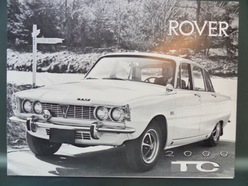 Rover Mark III 1966 3 litros folletos berlina sedán cupé 2000 TC - Imagen 8 de 11