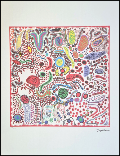 YAYOI KUSAMA * Endless * 65 x 50 cm * Lithografie*Kunstdruck *limitiert # 56/500 - Bild 1 von 7