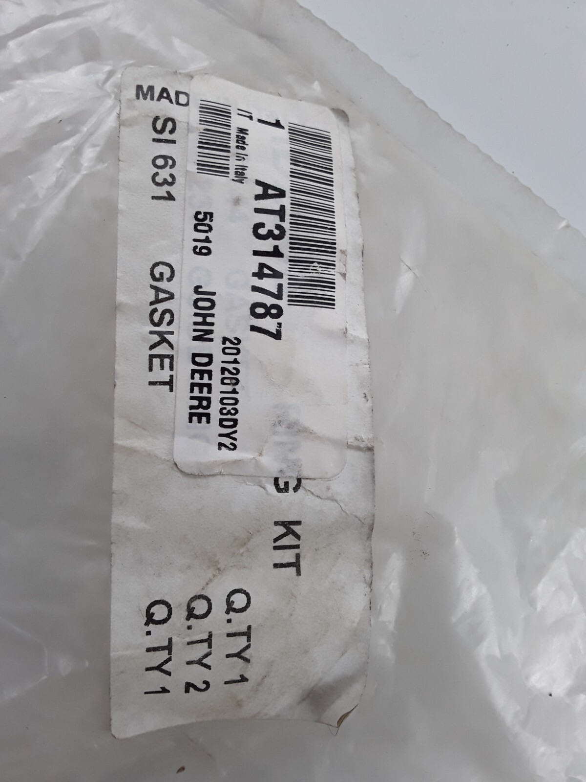 NEW Genuine AT314787 Seal Kit Fits John Deere 755K 750J 850J 850JR 