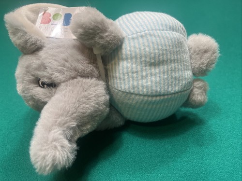 BoBo Buddies Plush EDGAR ELEPHANT Security Lovey Baby Toy Rattle NEW Unboxed NWT - Picture 4 of 6